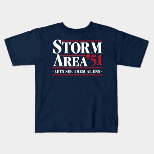 Storm Area 51 - Let's See Them Aliens - September 20 Kids T-Shirt